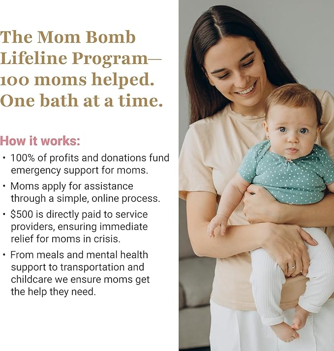 Mom Bomb Coconut Lime Bath Bomb, 7 OZ