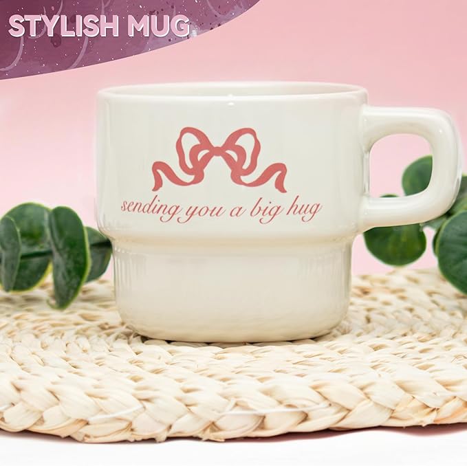 Get Well Gifts for Women Care Package - Surgery Recovery & Chemo Comfort Box, Feel Better Basket for Her After Miscarriage or Illness,Surgery Cancer, Encouraging Self-Care Gift(Pink White)