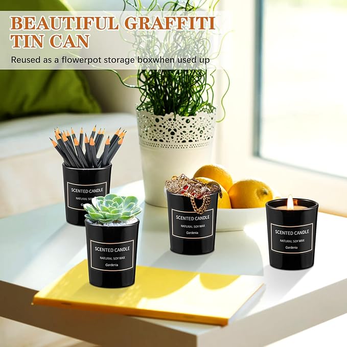 8 Pack Candles for Home Scented Aromatherapy Candles Gifts Set for Women Soy Wax Long Lasting Jar Candles for Birthday Mother's Day Gifts, 3.5oz