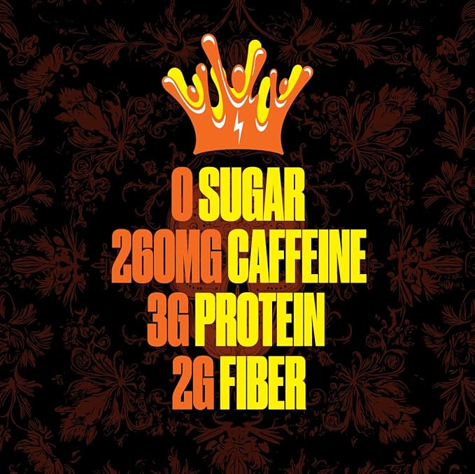 Cypher Sugar Free Energy Drink, Orange Mango – Non-Carbonated & Low Calorie Juice Energy Drink for Lasting Stamina & Focus with 260mg Caffeine, 3g Whey Protein, & 5 Amino Acids (12) 16oz Cans