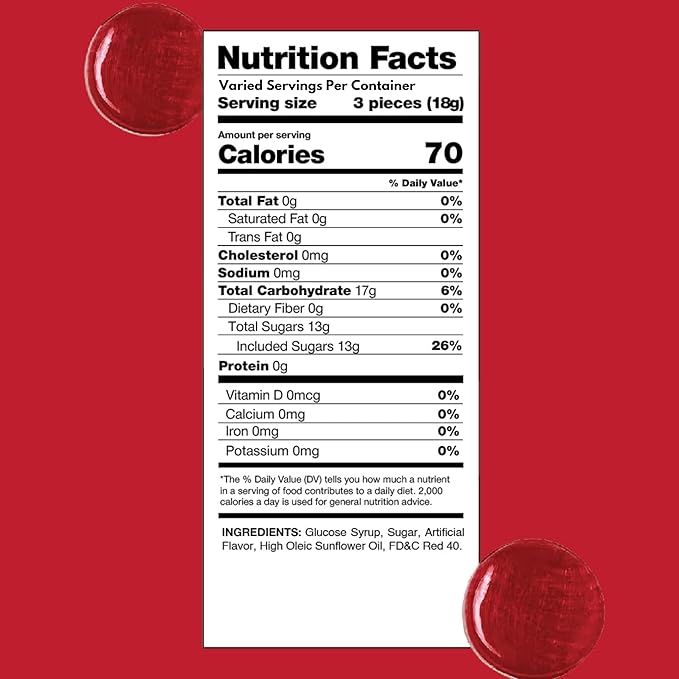 Cinnamon Hard Candy Disks - 3 lbs - Cinnamon Flavored Old School Classic Hard Candies - Bulk American Vintage Candy Assortment- Individually Wrapped, 48 oz.