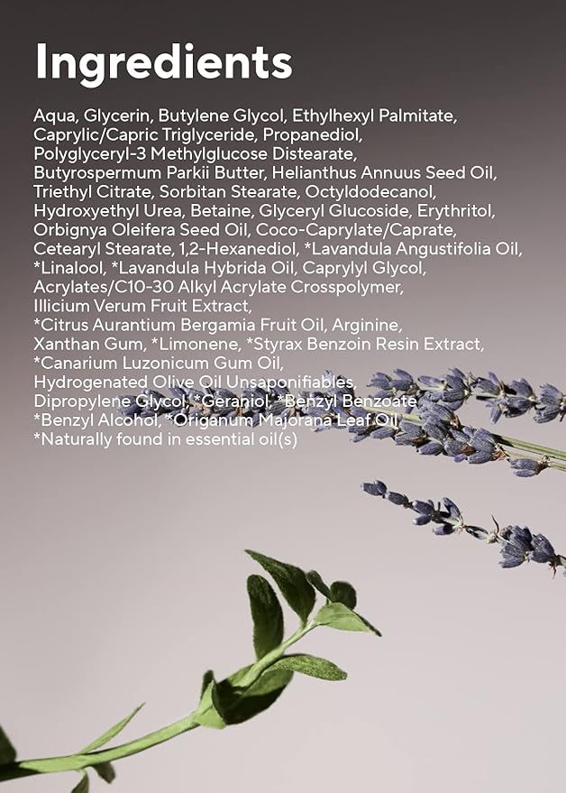 AROMATICA Serene Body Lotion Lavender & Marjoram, Vegan | Soothing Body Moisturizer | Light Relaxing Scent | for Normal to Dry Skin | with Shea Butter (10.14oz / 300ml)