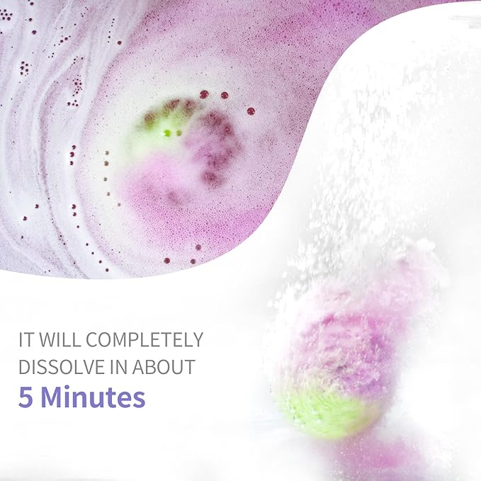 INTEYE Luxury Bath Bombs Gift Set - 54pc Skin-Nourishing Mineral Bath Salts with Natural Essential Oils & 9 Aromas | Spa-Qualit Self-Care for Women, Men, Kids (Eco-Friendly Packaging)