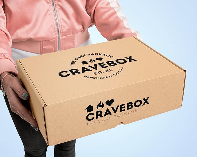 CRAVEBOX Healthy Snack Box Care Package (55 count) Halloween Variety Snacks Pack - College Back to School