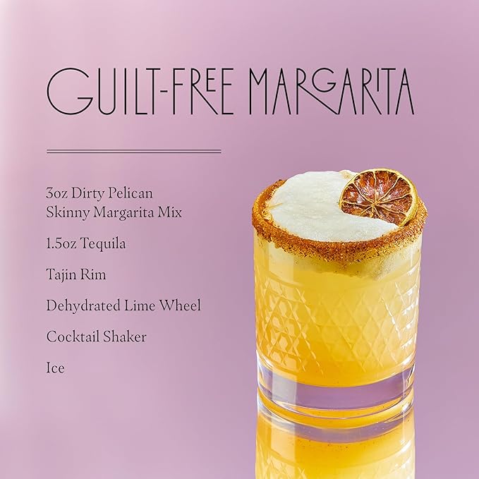 Cocktail Mixers - Limited Edition Skinny Margarita - Organic Drink Mixes for Cocktails - Low Calorie Mocktails - Low Sugar - Vegan - Gluten Free - No Preservatives - 750ml (1 Bottle)