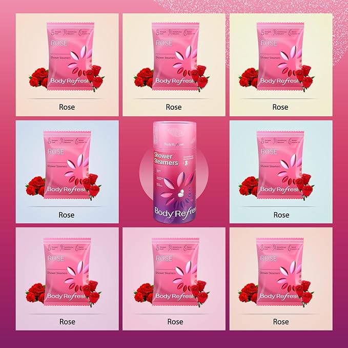 Shower Steamers Aromatherapy 8 Pack - Birthday Gifts for Women Mom Wife, Valentines Day Gifts for Her, Shower Bombs for Relaxation, Self Care Gift for Women, Easter Basket Essentials