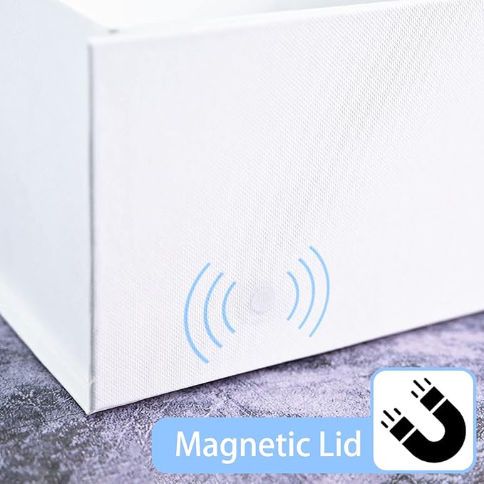 LIFELUM Christmas Gift Boxes with Lids for Presents 5 Pack White Gift Boxes 13.85 x 8.35 x 4.45 inch Large Gift Box Contains Card,Sticker,Ribbon, Shredded Paper Filler for Anniversary, Weeding Gifts