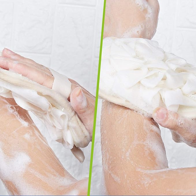 Bath Loofah Sponge Shower Clean Skin Gentle Sensitive Soft (2 Pack)