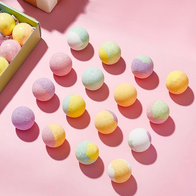 Organic Bath Bombs Women,Nature Bath Bombs for Women Relaxing,Womens Bath Bomb Gift Set