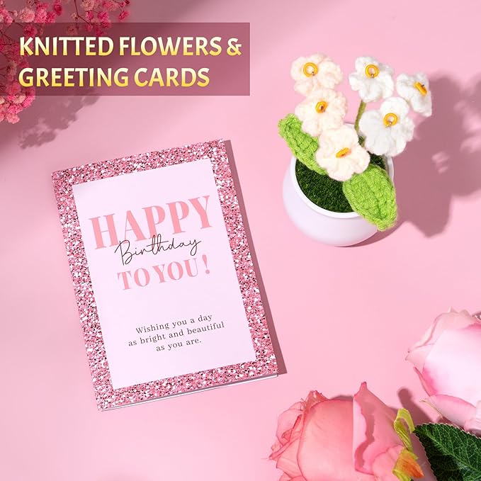 Birthday Gifts for Women, 12pcs Happy Birthday Gift Basket for Women Unique Gifts Set Ideas Relaxing Birthday Box w/ Blanket for Her Mom Best Friends Female Sister Her Friendship(pink)