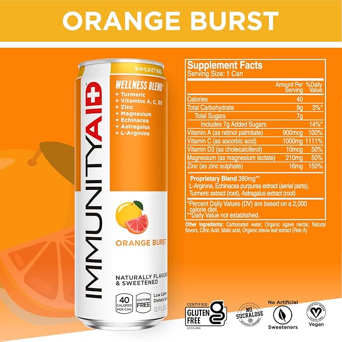 FITAID Post Workout Recovery Drink, Strawberry Lemonade, BCAAs, Glucosamine, Electrolytes, All In One Can, Paleo, Vegan & Gluten-Free, 40 Calories, 12 Fl Oz (Pack of 24)