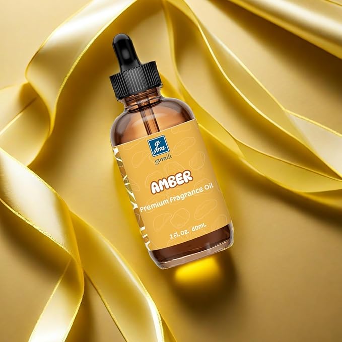 Amber Fragrance Oil 2 Oz, Natural Scent Oil for Home Essential Oils Diffuser, Candle Making, Soap Making, DIY Body Oils, Perfume, Body Mist, Spray - Warm Aroma