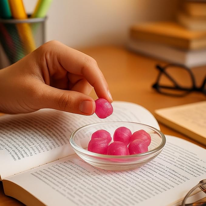 Andy Anand Sugar Free Elderberry Hard Candy, - Boiled in Copper Kettle for that unique taste, Flown from Europe 25 Pcs - Sugar & Aspartame Free - Naturally Flavored & Sweetened - Non-GMO, Gluten Free, Keto & Diabetic Friendly