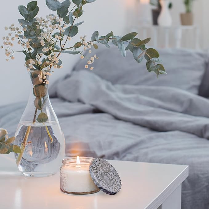 Aromatherapy Candle Set - 6-Piece, Multicolor - Stress Relief Scented Candles for Women - Bath Votives for Tub Relaxation