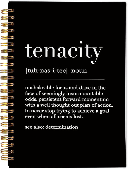 Inspirational Spiral Notebook,Inspirational Journal,Inspirational Journal for Women Men Writing,Grit Spiral Notebook 8.3×5.5 Inch