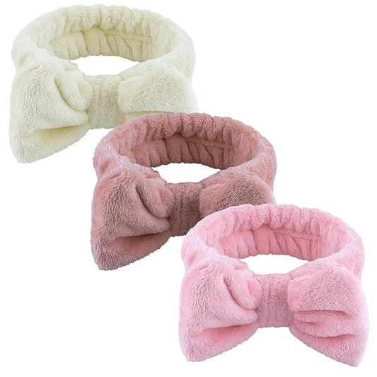 WSYUB Spa Headbands, Makeup Headbands,Bow Headband for Washing Face skincare headbands for women, Hair Bands