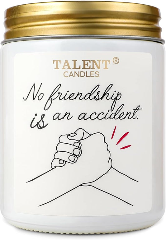 Champagne Cassis & Honey Scented Candle - Funny Birthday Gifts for Women & Men Friends