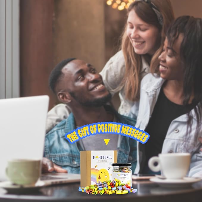 90+ Positive Messages with NFC Keychain, Unique Gifts for Women, Affirmation Cards, Positive Affirmations Cards, Stocking Stuffers Teens, Self Care Gift, Christmas Gifts For Women