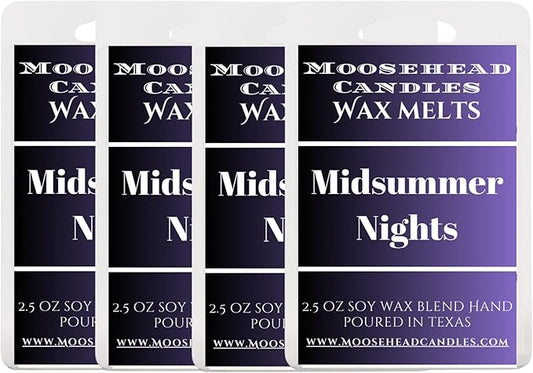 4 Pack Midsummer’s Night (Type) Wax Melts – Strong & Long-Lasting Fragrance – Hypoallergenic, Safe for Pets