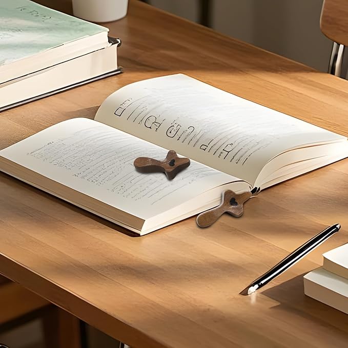 Atlodas Cross My Heart, Encouragement Gift, Relieve Anxiety Comfort for Clutching, Clinging and Praying, Pocket Olive Wood Cross Religious Gift for Children and Adults (A, 8Pcs)