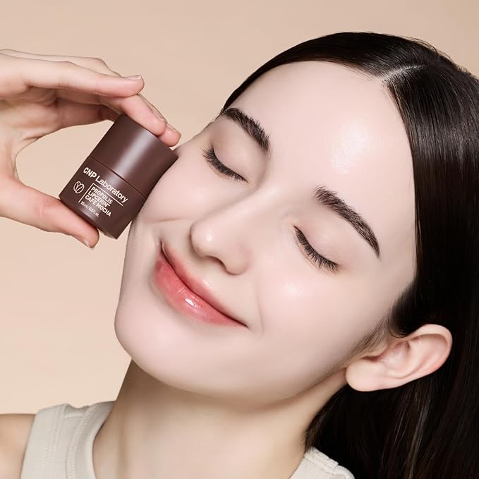 CNP Café Lip Butter - Propolis Lipcerin™ 05 Caffé Mocha, Hydrating Overnight Manuka Lip Balm & Mask, 12hr Long-Lasting Moisture, Korean Skin Care, 0.5 fl.oz.