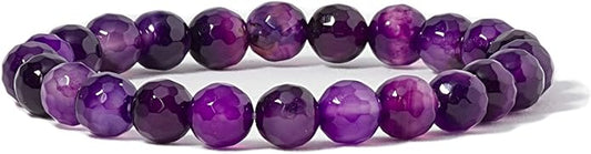 Cherry Tree Collection - Small, Medium, Large Sizes - Gemstone Beaded Bracelets For Women and Men - 8mm Round Beads