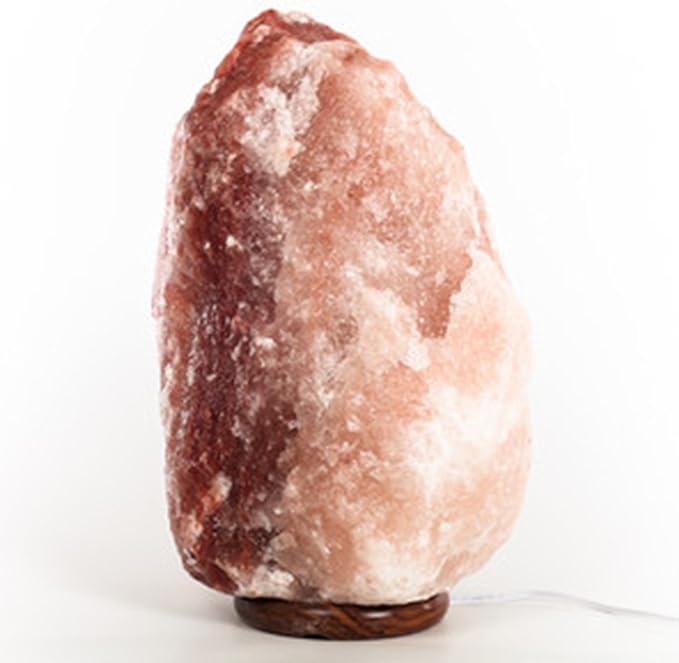 Himalayan Crystal Salt Lamp 9-18 lbs Free Cord and Bulb