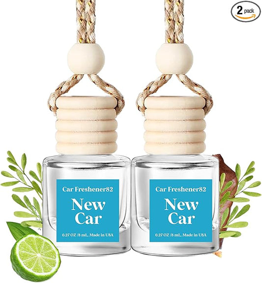 Car Air Freshener Hanging, Cute Air Diffuser, Long Lasting Car Fresheners for Women, Made in USA (2 Pack)