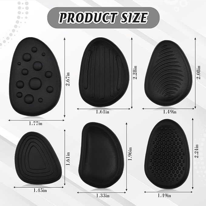 Fidget Toys Sensory Stones for Kids and Adults,6 PCS Texture Worry Stone for Anxiety Autism Teen Calm Down & ADHD Stress Relief,Quiet Fidgets for Classroom Small Prizes Gifts for Travel Toy