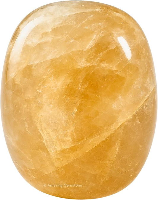 Amazing Gemstone Citrine Crystals and Healing Stones Tumbled - 1000+ Carats Citrine Stone Gem Stones, Natural Healing Stones for Energy Balance, Stress Relief - Premium Polished Gems Rocks