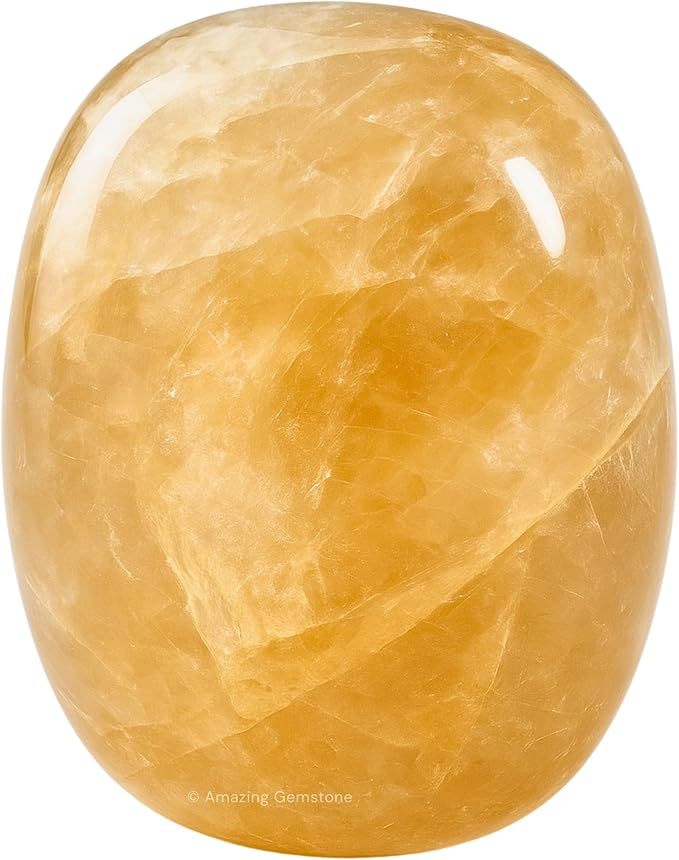 Amazing Gemstone Citrine Crystals and Healing Stones Tumbled - 1 oz Citrine Stone Gem Stones, Natural Healing Stones for Energy Balance, Stress Relief - Premium Polished Gems Rocks for Meditation