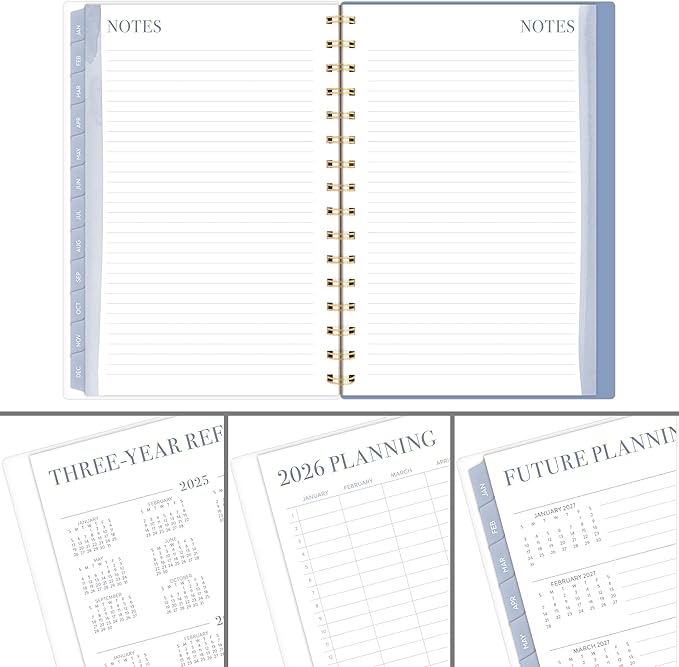 Cambridge 2026 Planner by Leah Bisch, Weekly & Monthly, 5.5" x 8.5", Small, Ciara Floral (LB41-200-26)
