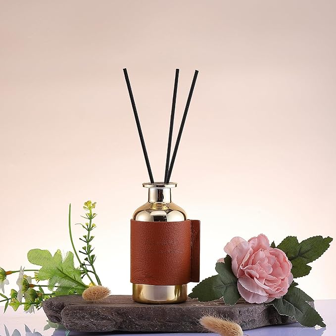 Reed Diffuser Set, Pretty Valley Home Diffuser 80Ml / 2.7 fl OZ Gift Box - Includes Reed Diffuser Sticks, Long Lasting Fragrance Oil and Glass Bottle for Office Living Room Decor (Beautiful)