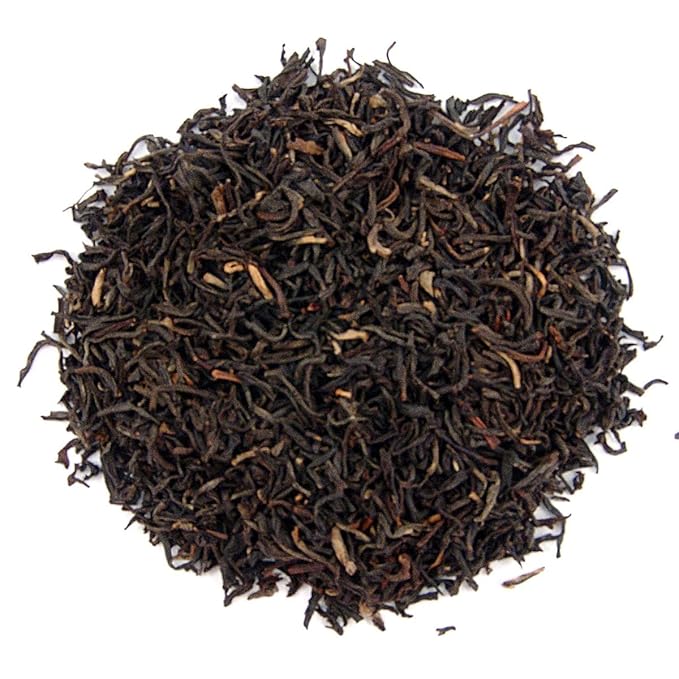 Organic Assam Black Tea Pouches - 4oz | Loose Leaf TGFOP Grade | Tippy Golden Flowery Orange Pekoe | Rich Second Flush | Smooth and Biscuity | Premium Black Tea for Morning or Afternoon