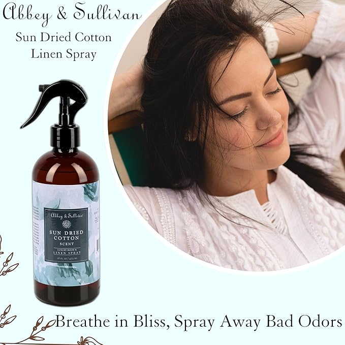 Abbey & Sullivan Linen Spray, Sun Dried Cotton, 16 oz.