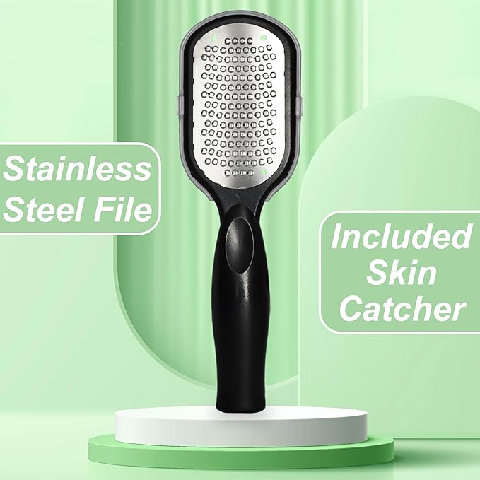 Dr. Entre's Callus Remover Gel & Foot File: Extra Strength Callus Remover for Feet, Foot Callus Remover Care, Pedicure Tools Supplies, Spa Kit, Dead Skin Scrubber, 4 oz