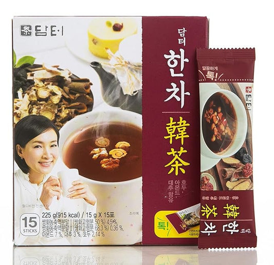 DAMTUH Korea Traditional Han Tea - Herbal Tea single serve 15g x 15 sticks