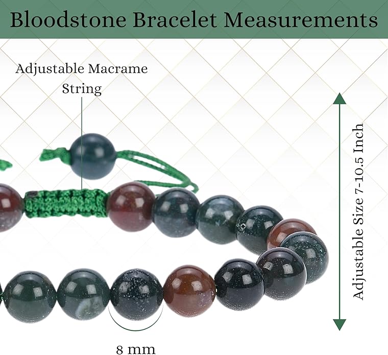Energy Protection Crystal Handmade Adjustable Bead Bracelet Perfect for Men, Women’s Gift - Gemstone Healing Stretch Bracelet Pulsera Para Hombre Mujer Stocking Stuffer