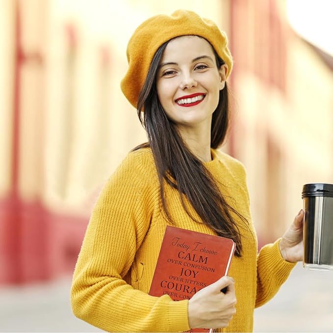 LBWCER Inspirational Motivational Gifts,Little Reminders Journal Notebook,Little Reminders Hardcover Notebook,Motivational Journal (Today I choose)