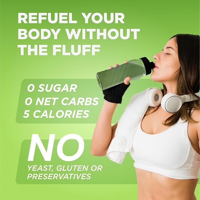 Keto Vitals Keto Electrolytes Plus Greens Superfood Powder Packets - 30 Servings Super Greens Powder Packets with Sugar Free Electrolytes for Hydration, Gut Health & Digestion - Organic Green Blend