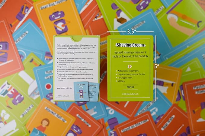 Activity Cards for Kids – Autism Support & Sensory Processing Disorder Tools – ADHD Games and Therapy Activities – Occupational Therapy Tools and Brain Break Activities