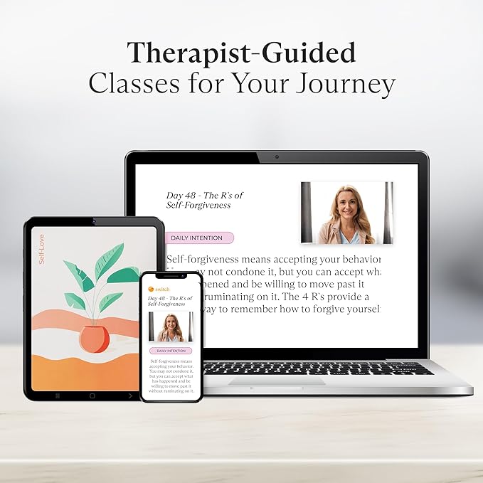 Switch Research Self-Love Journal - Self Care Journal for Women with Prompts - Mindfulness & Gratitude Journal, Therapist Recommended for Self Reflection & Personal Growth - Guided Writing Notebook A4