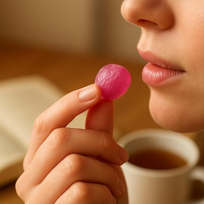 Andy Anand Sugar Free Elderberry Hard Candy, - Boiled in Copper Kettle for that unique taste, Flown from Europe 25 Pcs - Sugar & Aspartame Free - Naturally Flavored & Sweetened - Non-GMO, Gluten Free, Keto & Diabetic Friendly