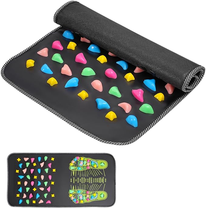 Foot Massage Acupressure Mat,Foot Therapy Anti-Fatigue Pressure Point Massage Mat and Standing and Walking Massage Pad for Stress,Pain and Fatigue Relieve（26 x 13 inches