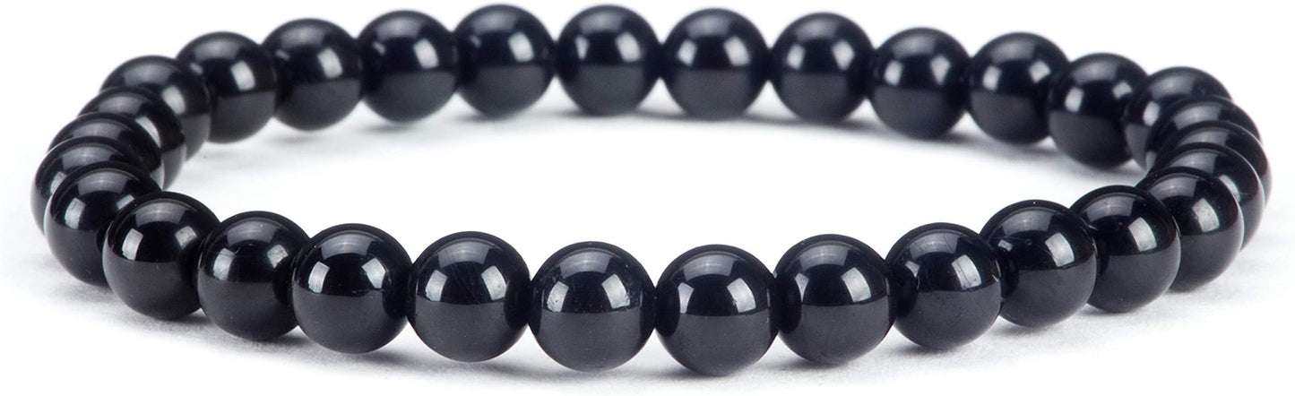 Cherry Tree Collection - Small, Medium, Large Sizes - Gemstone Beaded Bracelets For Women and Men - 6mm Round Beads