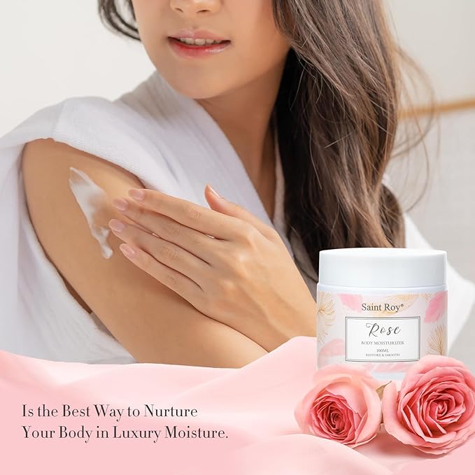 Spa Gifts for Women, Self Care Kit ROSE Scented with Facial Cleanser, Scrub Body Wash, Facial Clay Mask, Facial, Essential Oil, Birthday Gifts Skin Care Set, Mothers Day Christmas Gifts for Women