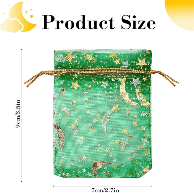 100 Pcs Mixed Colors Organza Gift Bags Small Jewelry Pouches Wedding Jewelry Bag 2x3 Inch Favour bags Lavender Bag for Wedding Birthday Party Christmas Candy Mesh Bags