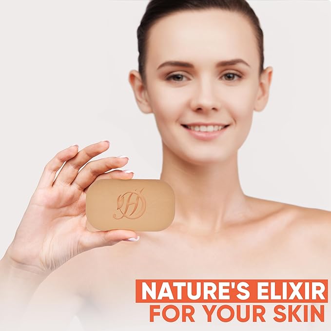 HERBOGANIC Citrus Herbal Soap | Pack of 6 of 5oz soap Bar | Ideal for Men and Women, Soothing and Nourishing Soap for Moisturization