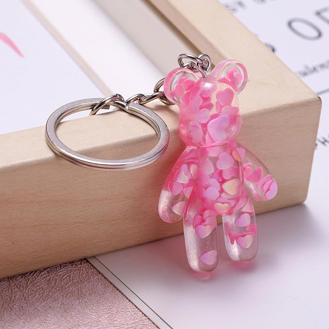 Pocket Bear Hug, Anxiety Relief Gifts for Women Men, Mental Health Positivity Gifts for Anxious Friend, Thinking of You Gift, Comforting Gift for Son Daughter Back to School, Pink
