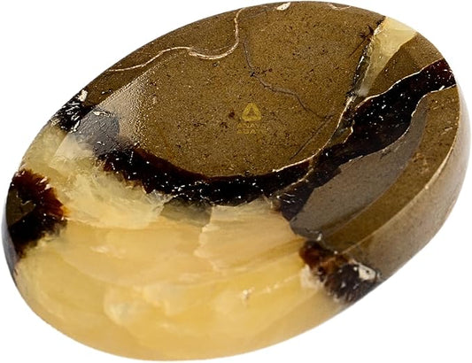 Septerian Worry Stones – Crystal Thumb Worry Stone for Anxiety, Stress – Relaxing and Soothing Balance Stones for Meditation, Stress Relief – Healing Stones and Crystals for Men and Women